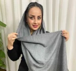 شال ریز بافت طوسی پررنگ روشا گالری